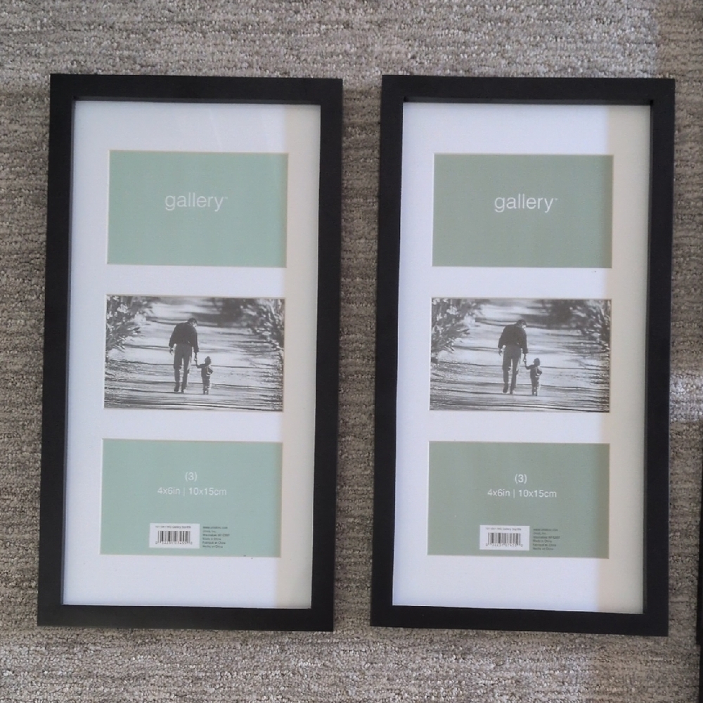 Black Photo Frame Set - Picture 2 of 7